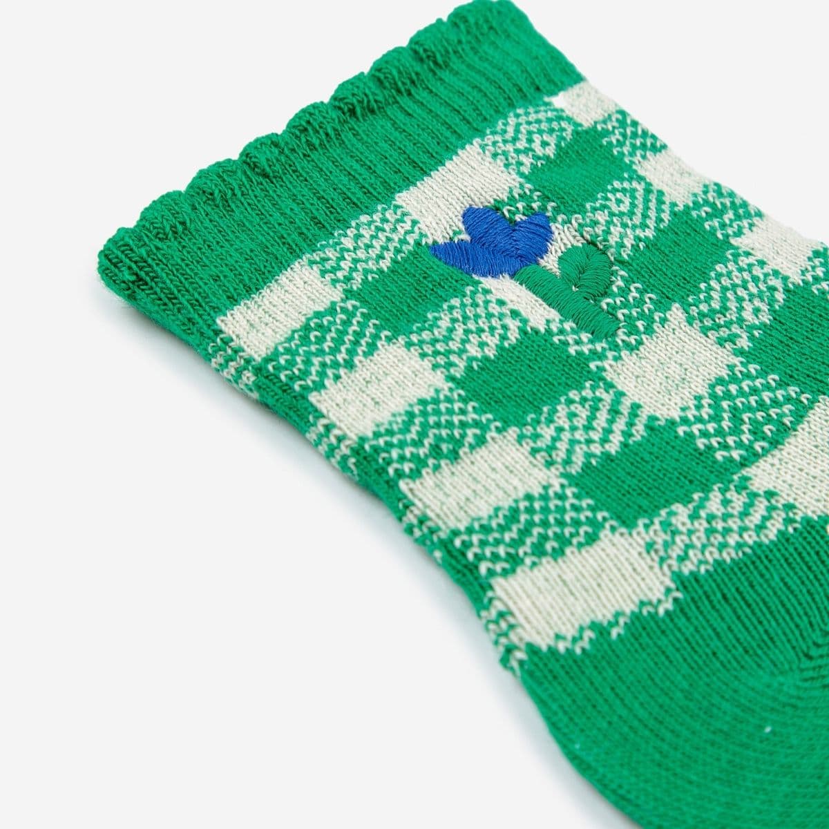 til børn — Bobo Choses / Baby Strømper / Green Vichy — alternativt billede