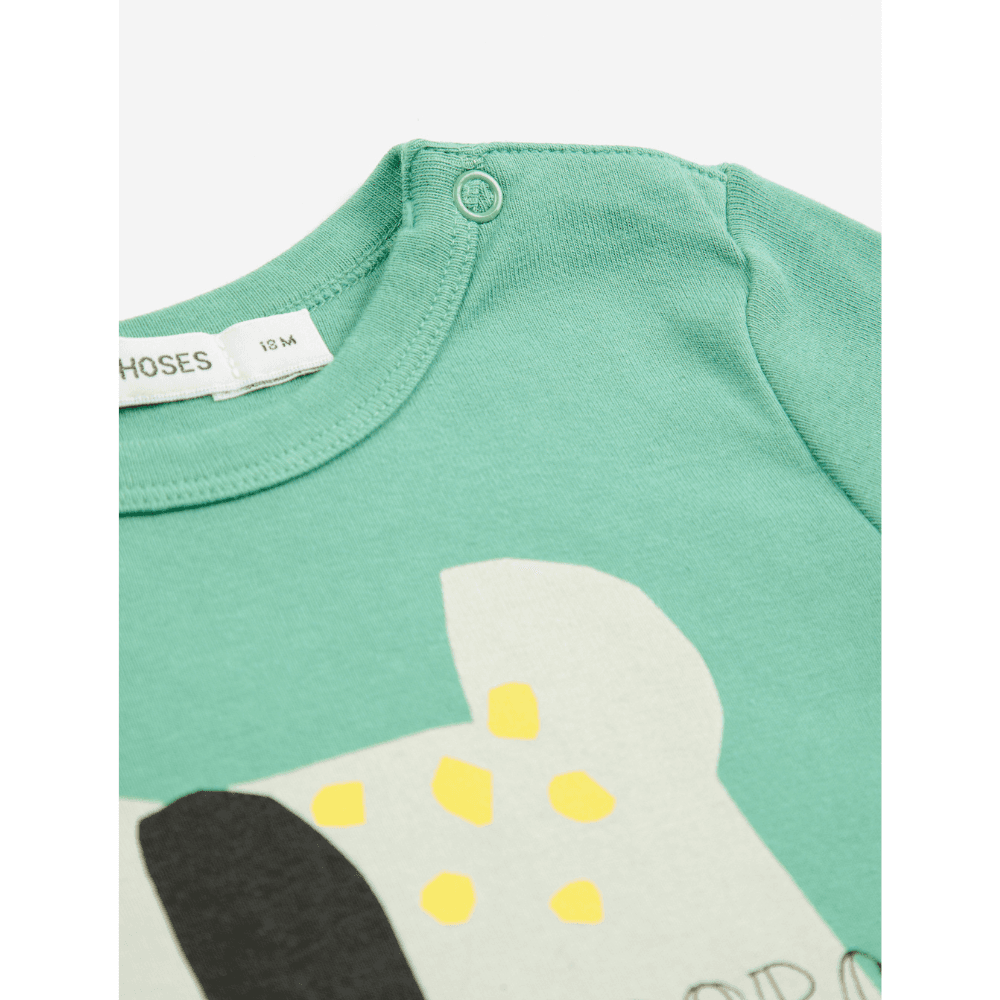 Bobo Choses / Baby body med hund / grøn — billede 3