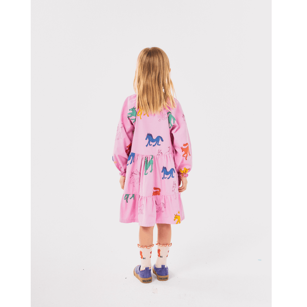 Bobo Choses / Kjole med heste / lyserød — billede 6