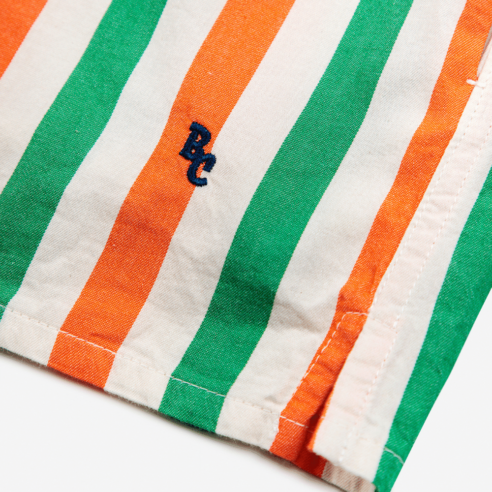 Bobo Choses / Stribede Shorts / orange grøn — billede 4