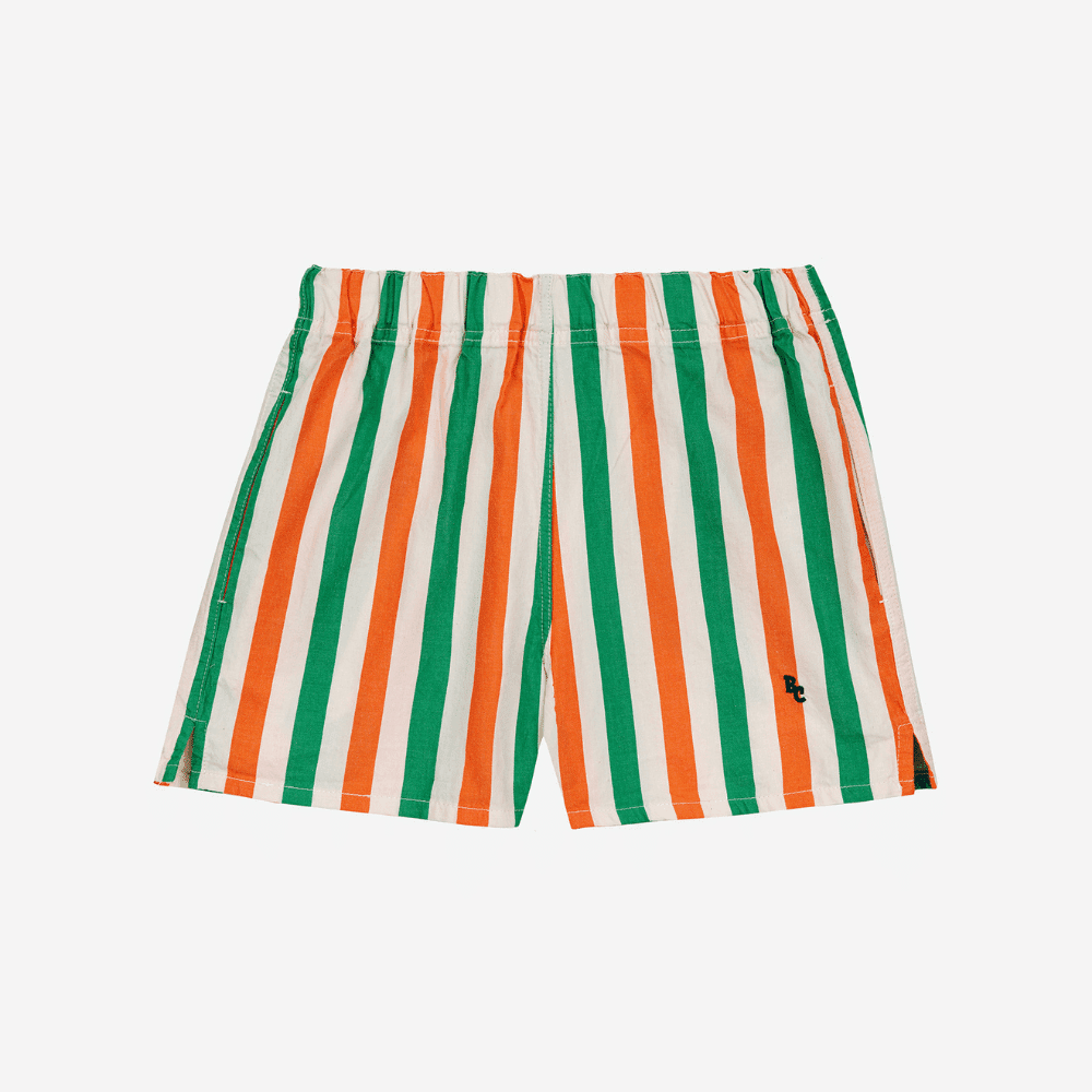 Bobo Choses / Stribede Shorts / orange grøn — billede 3
