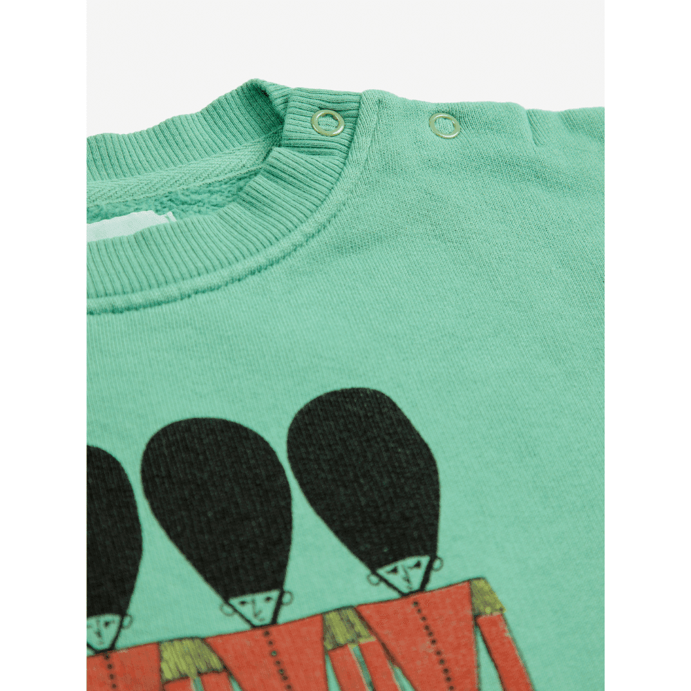 Bobo Choses — Bobo Choses / Baby sweatshirt tinsoldater / grøn — alternativt billede