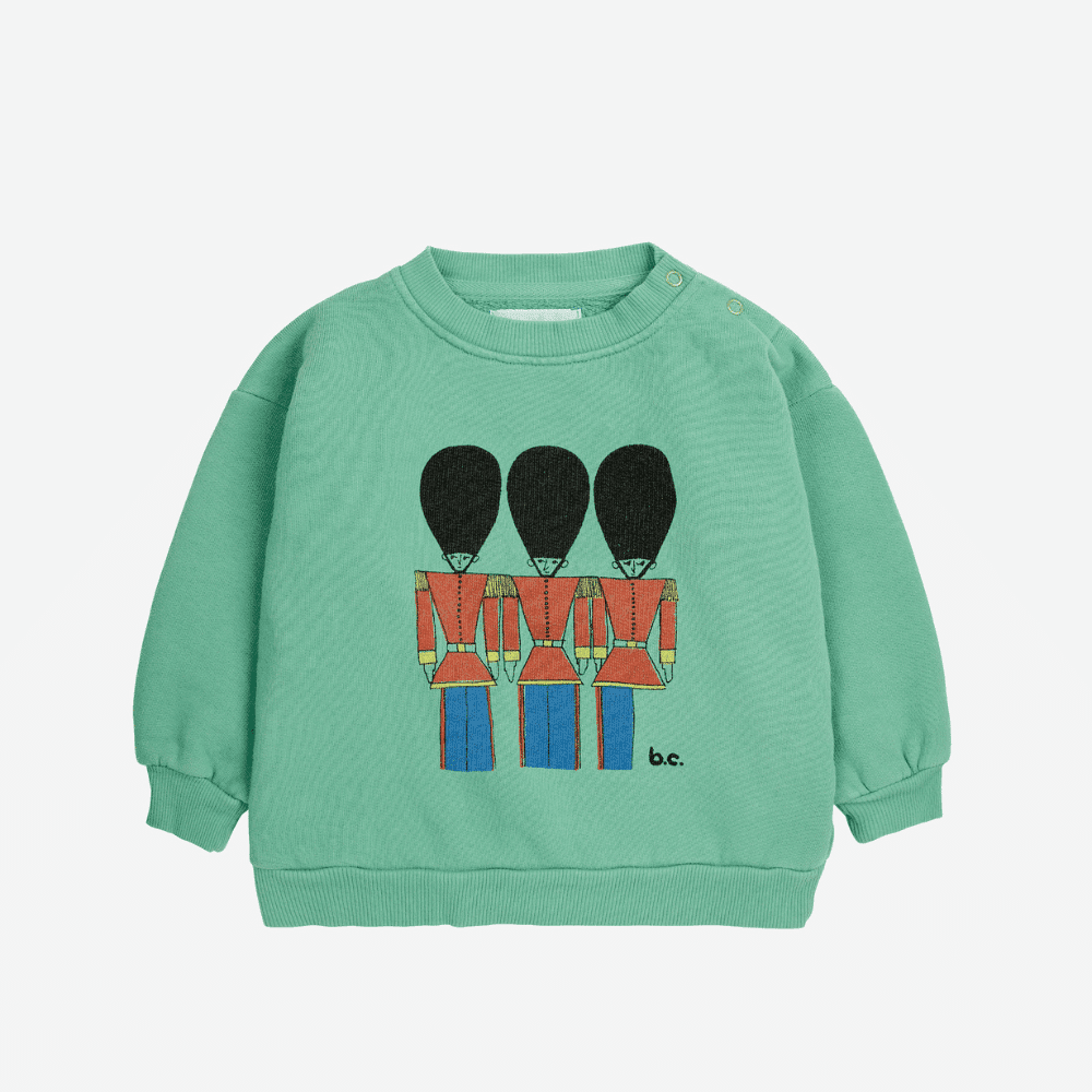 Bobo Choses / Baby sweatshirt tinsoldater / grøn — billede 3