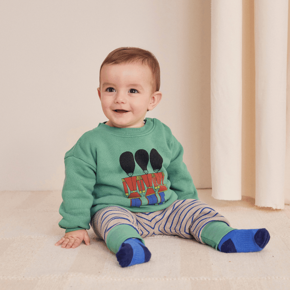 Bobo Choses — Bobo Choses / Baby sweatshirt tinsoldater / grøn