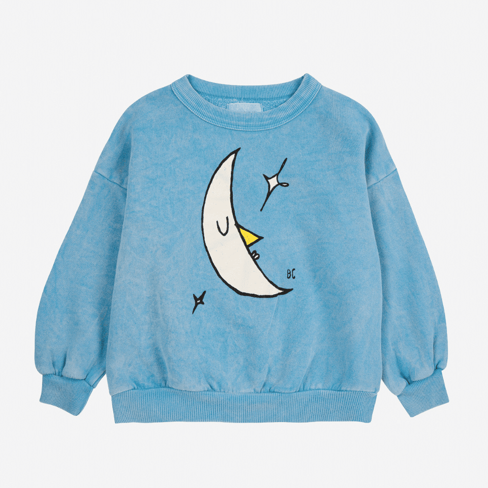 Bobo Choses — Bobo Choses / sweatshirt måne / blå