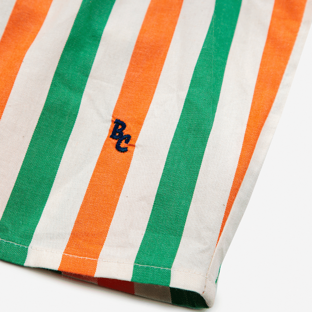 Bobo Choses — Bobo Choses / Baby Stribede Shorts / orange grøn — alternativt billede