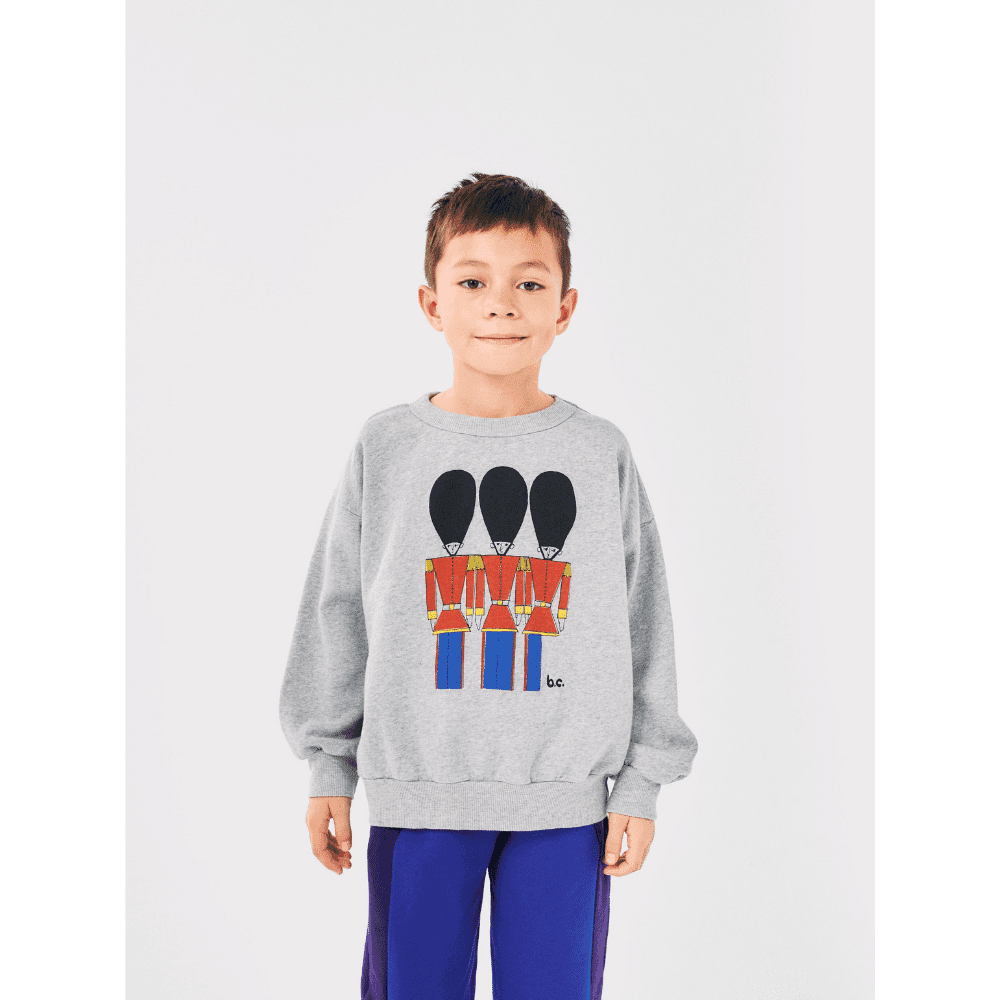 Bobo Choses / sweatshirt tinsoldater / grå — billede 3