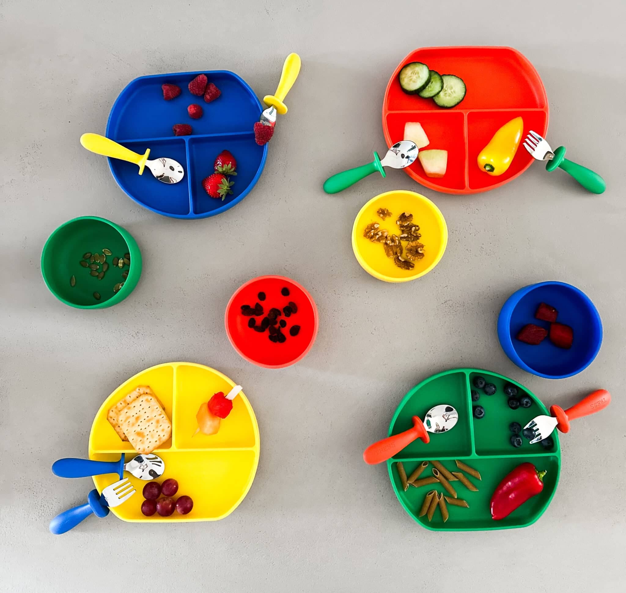 Tress Tableware / Silikone skål / blå — billede 2