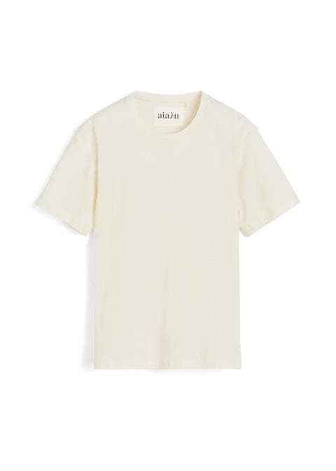 Aiayu / Classic Circular Tee / Pure Ecru