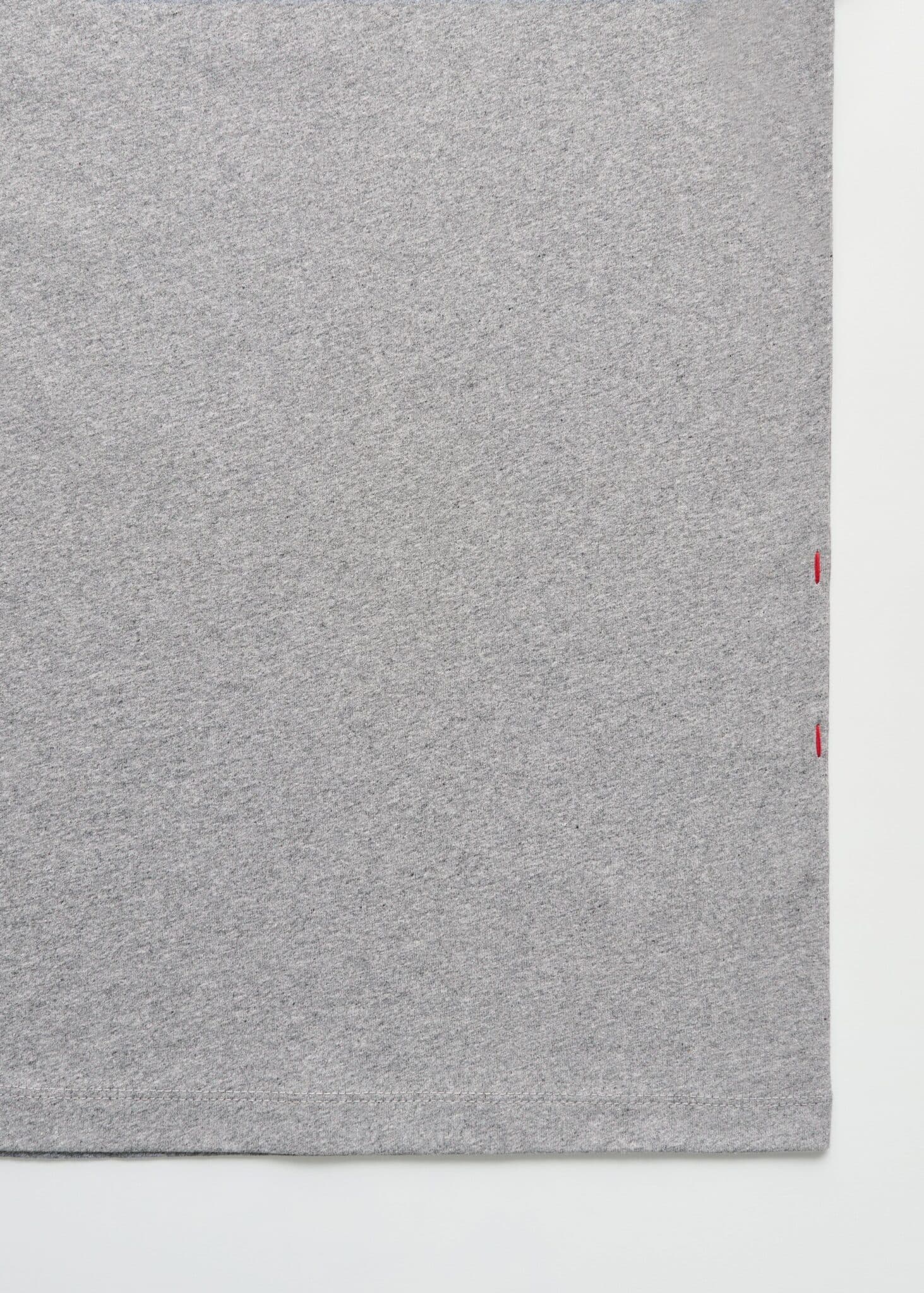 Aiayu / Classic Circular Tee / Grey Melange — billede 3