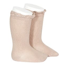 Cóndor Knee Socks Lace Edging — billede 3