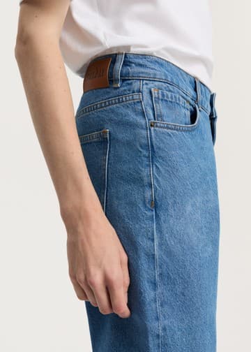 Aiayu / Cooper Highwaist Straight Jeans / Clear Blue — billede 3