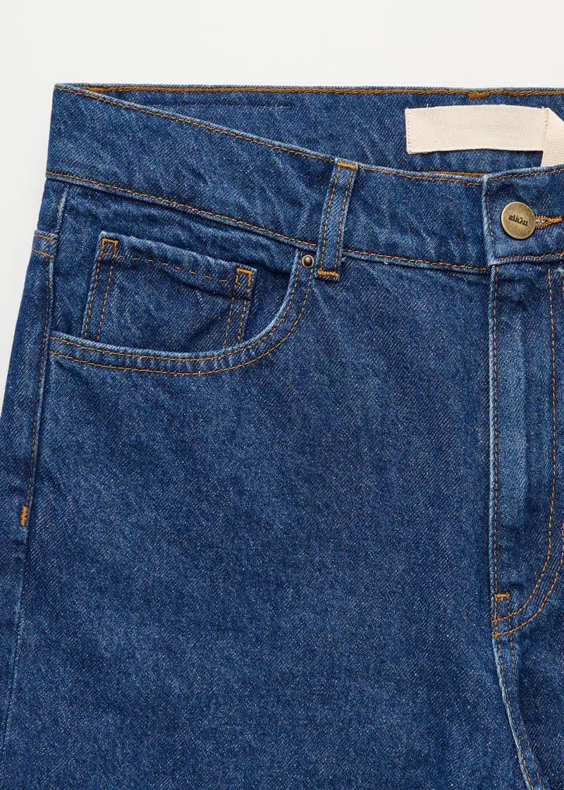 Aiayu / Cooper Highwaist Straight Jeans / Mid Blue — billede 3