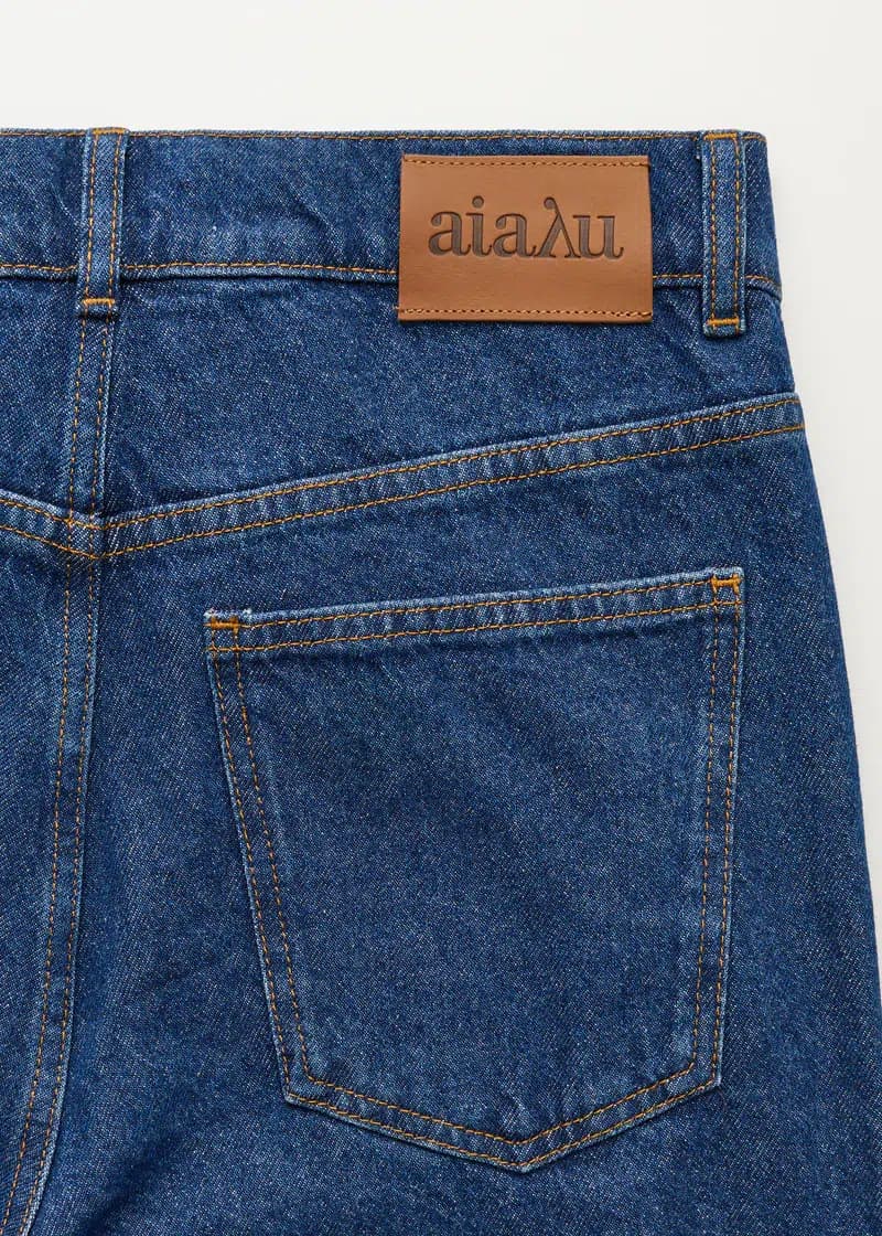 Aiayu / Cooper Highwaist Straight Jeans / Mid Blue — billede 2