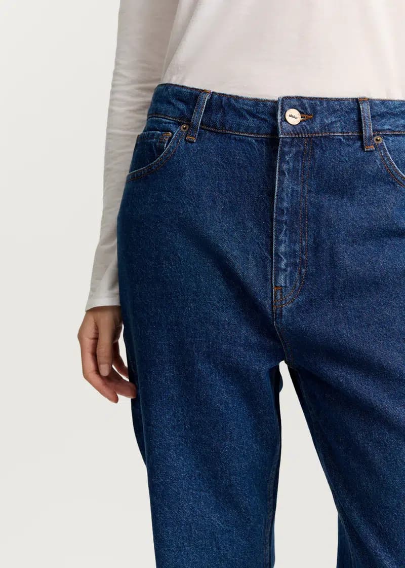 Aiayu / Cooper Highwaist Straight Jeans / Mid Blue — billede 6
