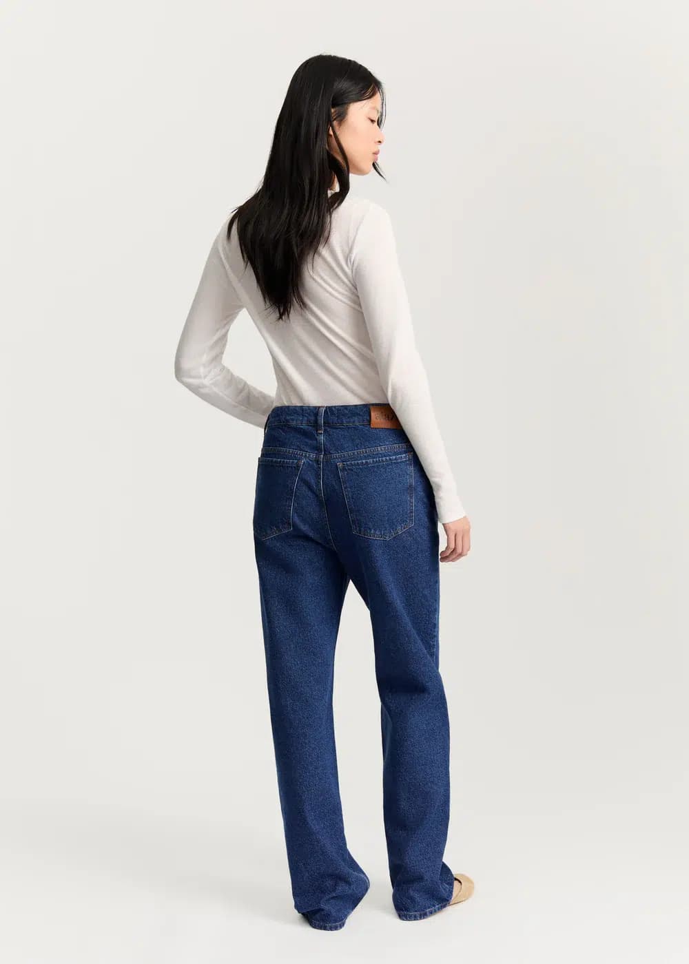 Aiayu / Cooper Highwaist Straight Jeans / Mid Blue — billede 8