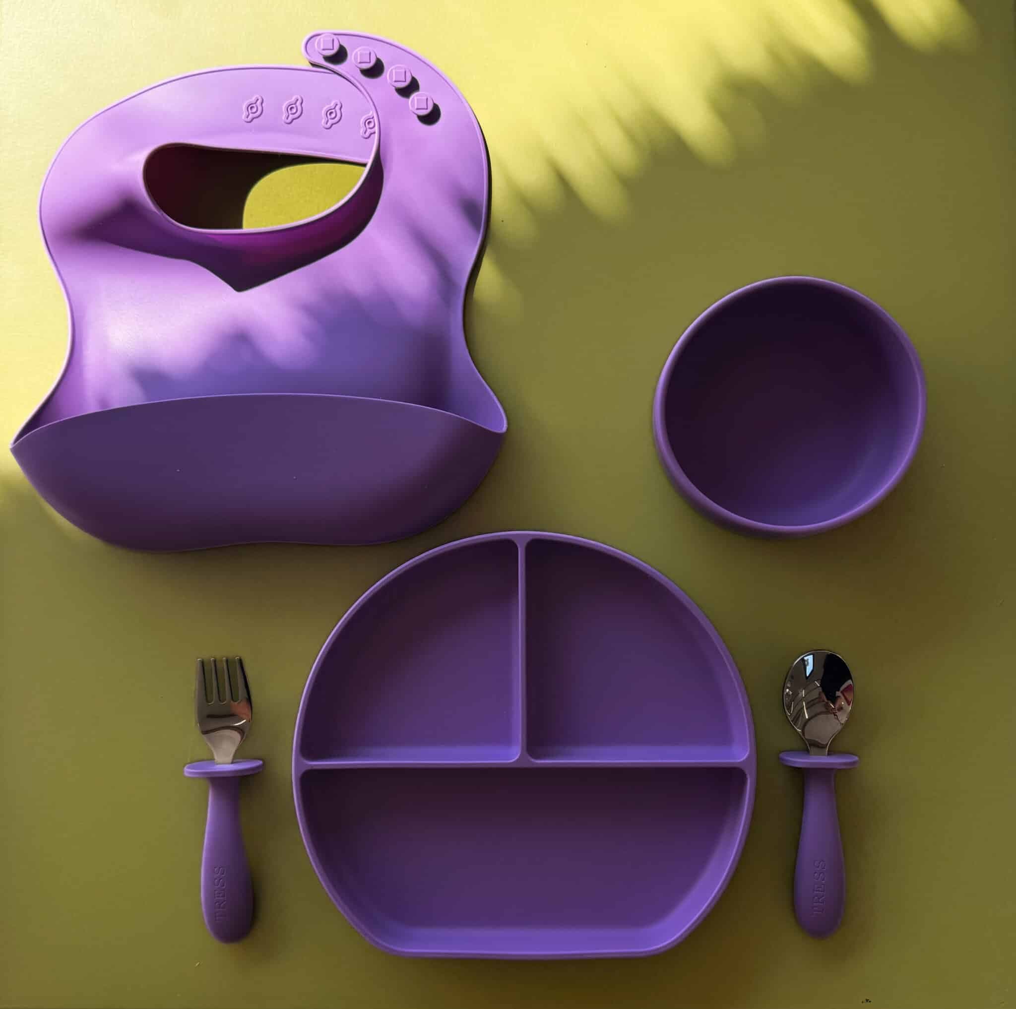 Tress Tableware / Ske og gaffel / lilla