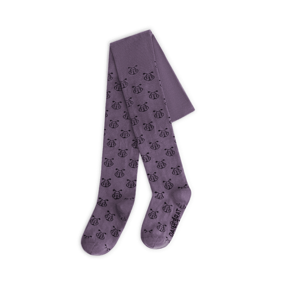 Daily Brat / Strømpebukser med Mariehøns / Lavender