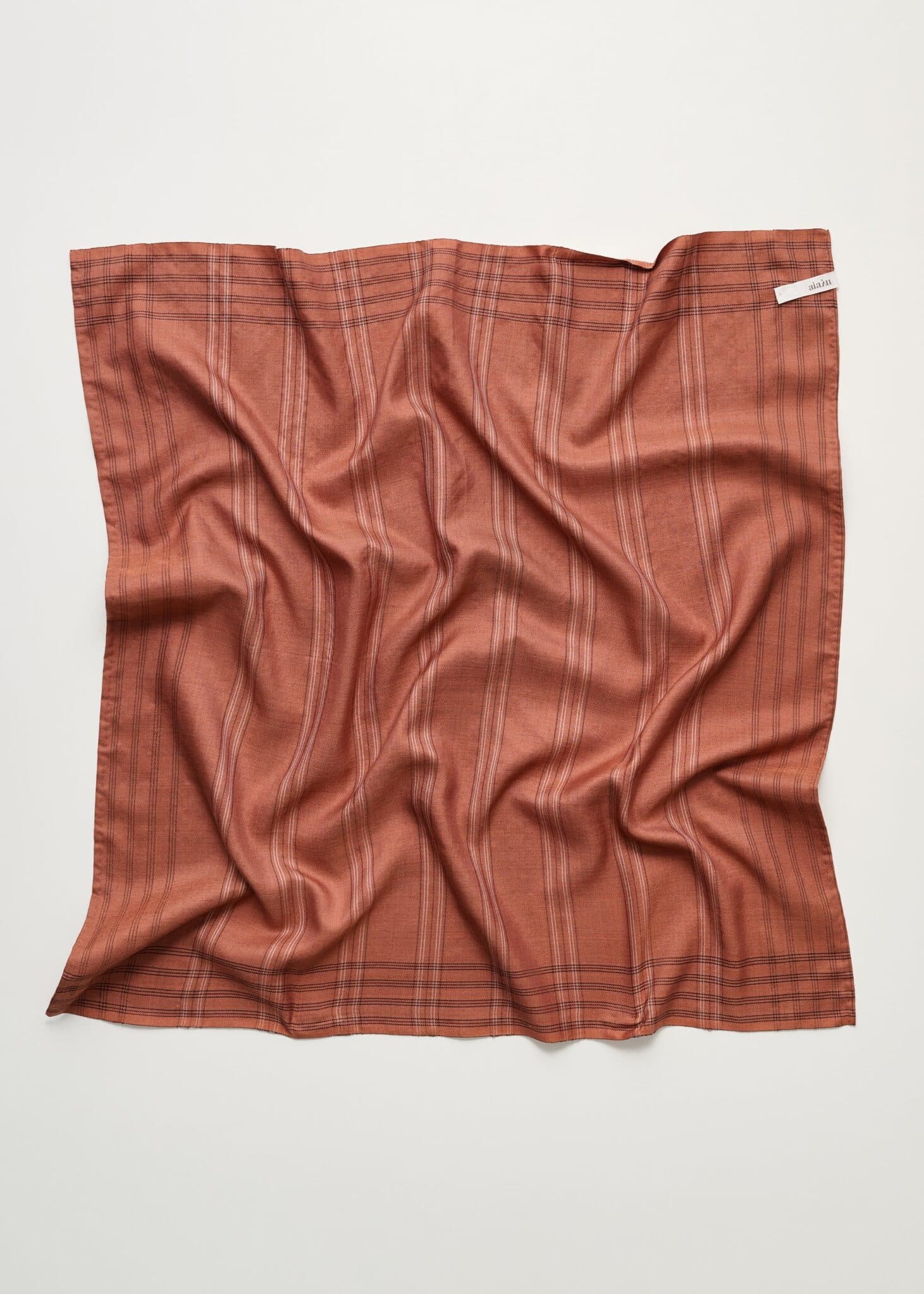 Aiayu / Dewdrop silke tørklæde 65x65 / Mix Rust — billede 2
