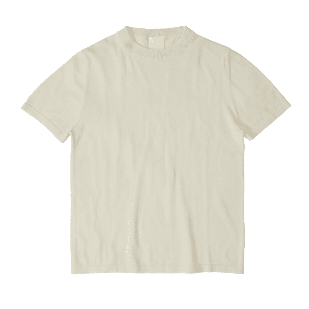 FUB — FUB / Woman high twist T-shirt / Ecru