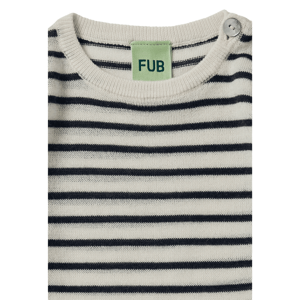 FUB — FUB / Baby uld body striber / dark navy — alternativt billede