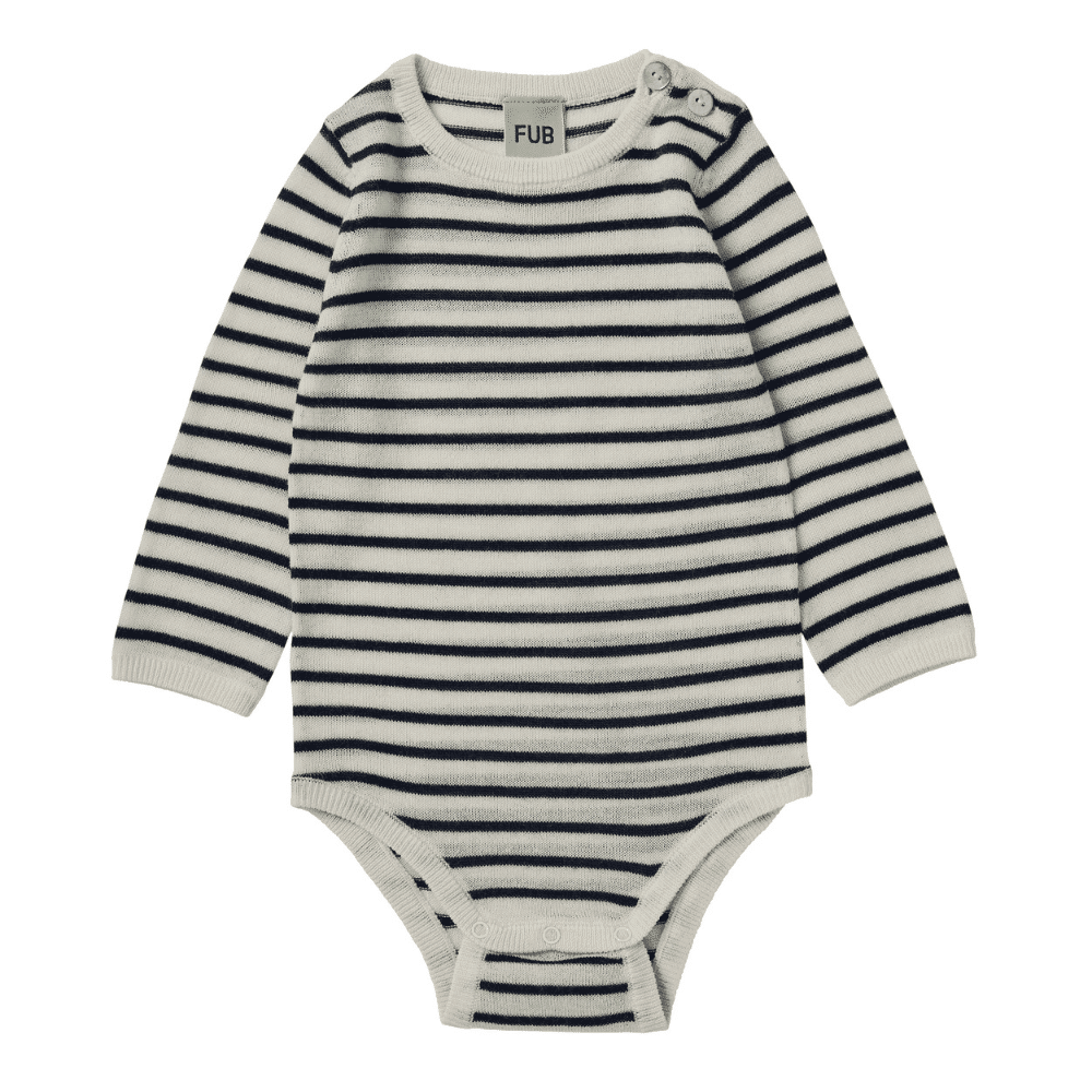 FUB — FUB / Baby uld body striber / dark navy