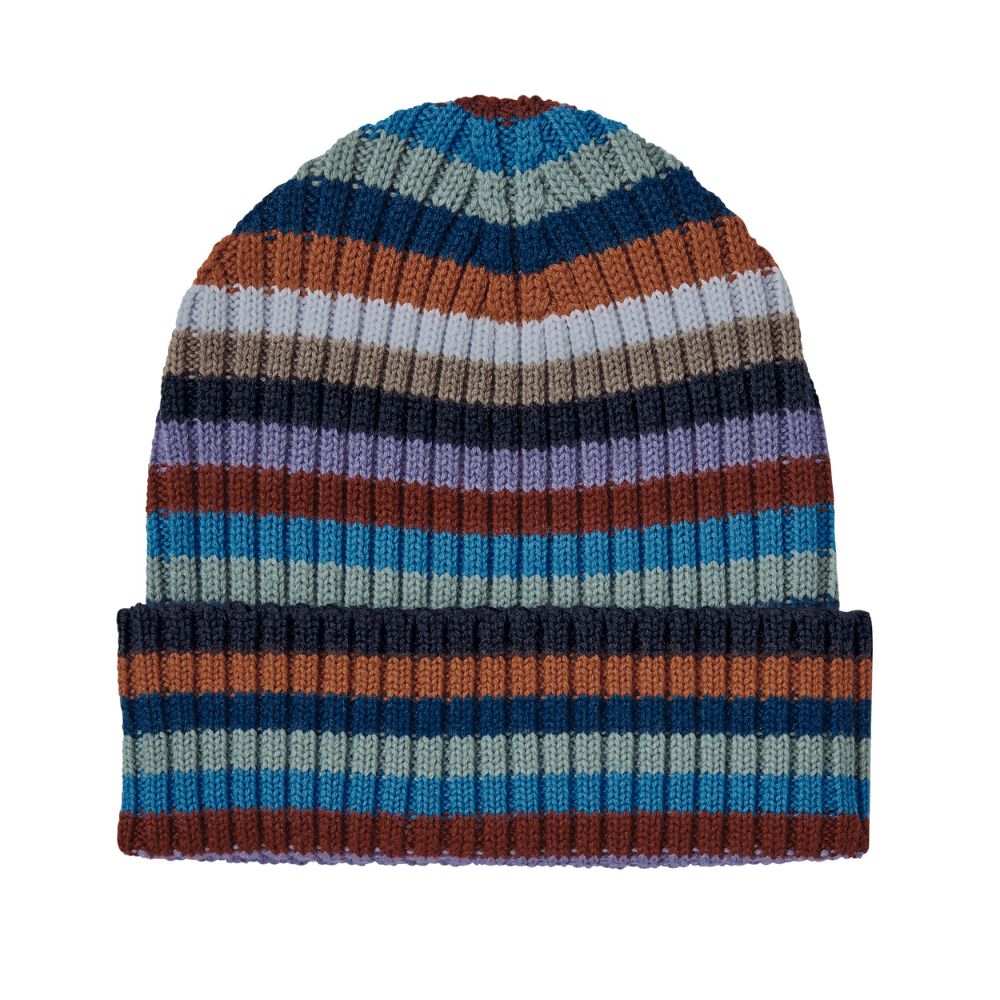 FUB / Rib Uld Beanie / Multi striber