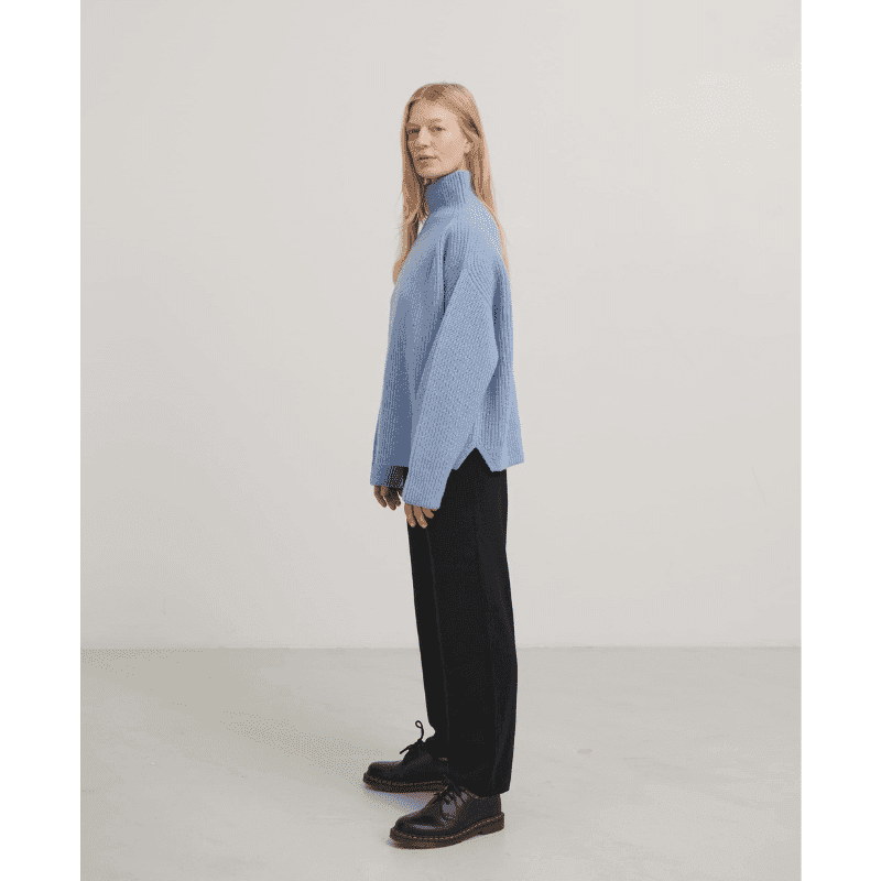 FUB / Oversize Rib Sweater / Sky — billede 4