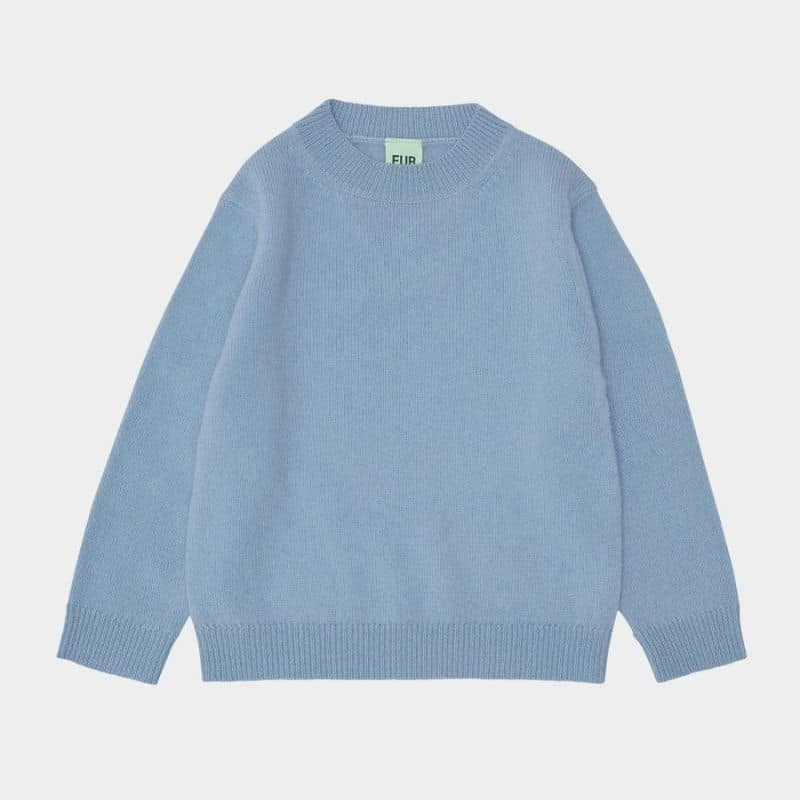 FUB — FUB / Lammeuld Børne Sweater / Sky