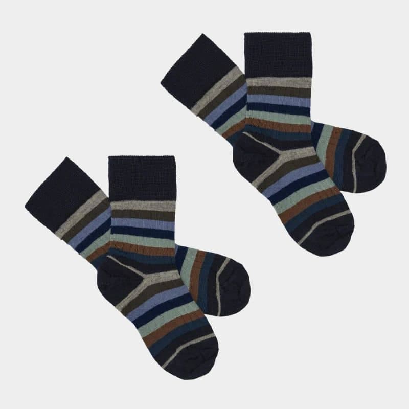 FUB — FUB / Uld Strømper / Multi striber