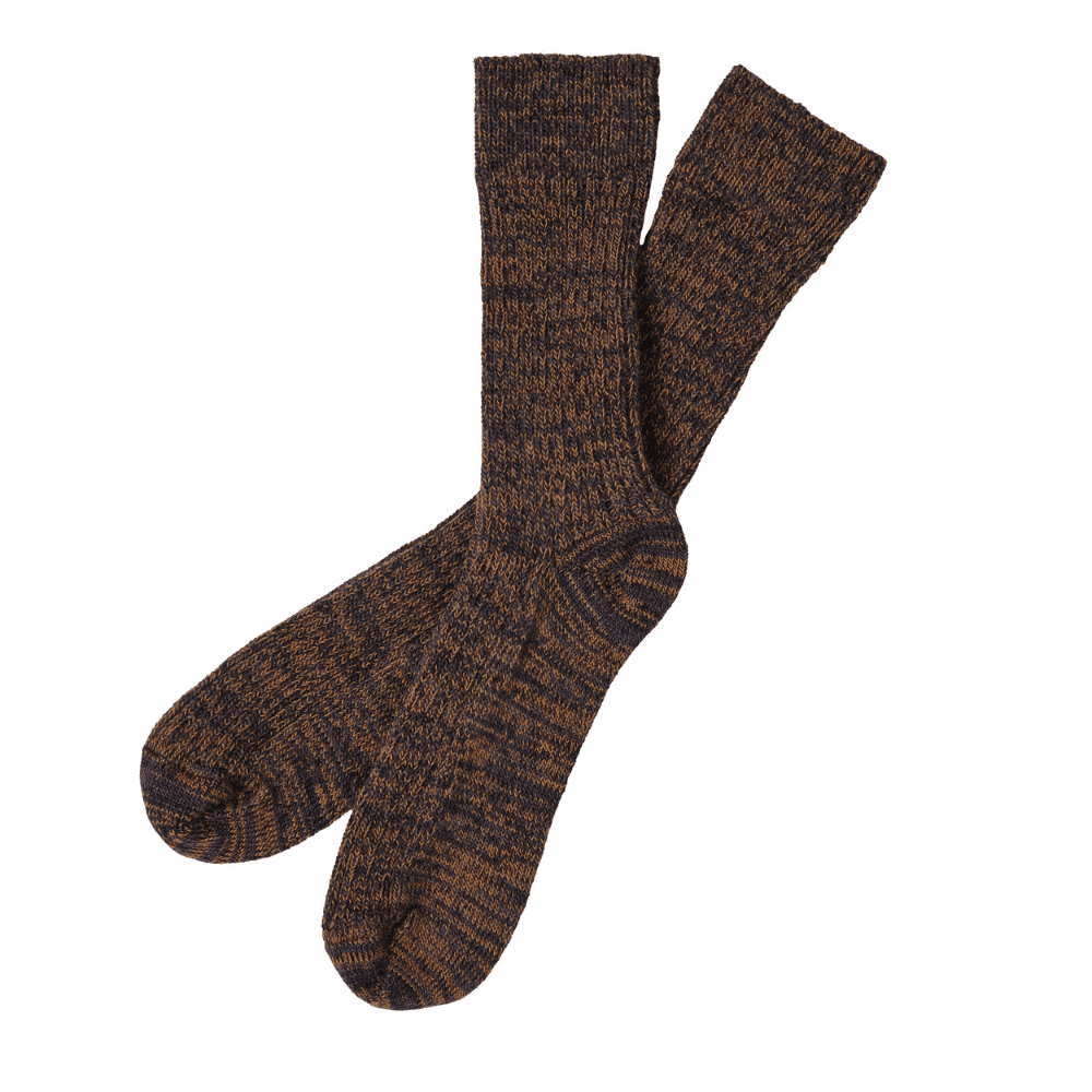 FUB — FUB Woman / Tykke Uld Sokker / ochre orange