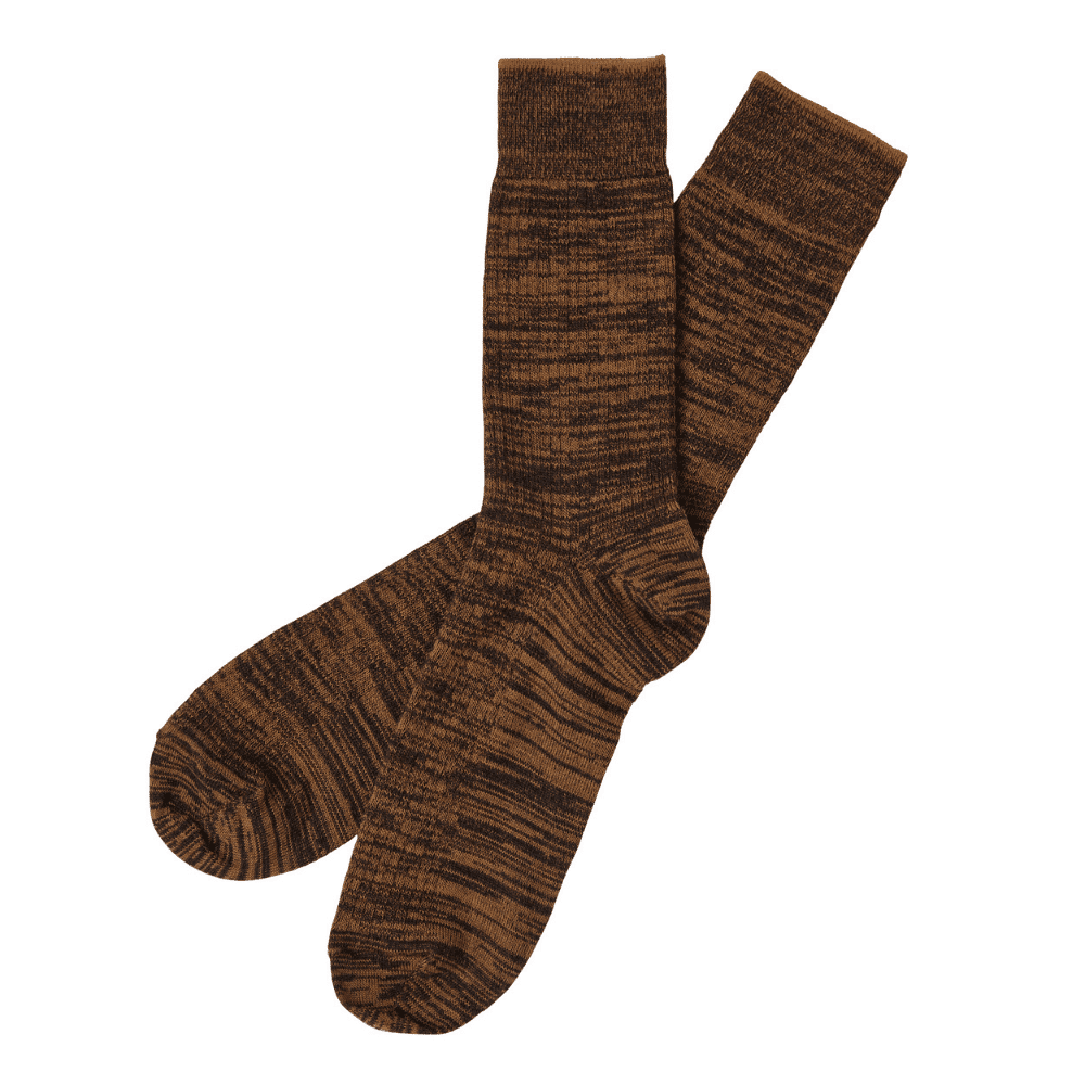 FUB — FUB Woman / Uld Strømper Melange / Dark navy clay