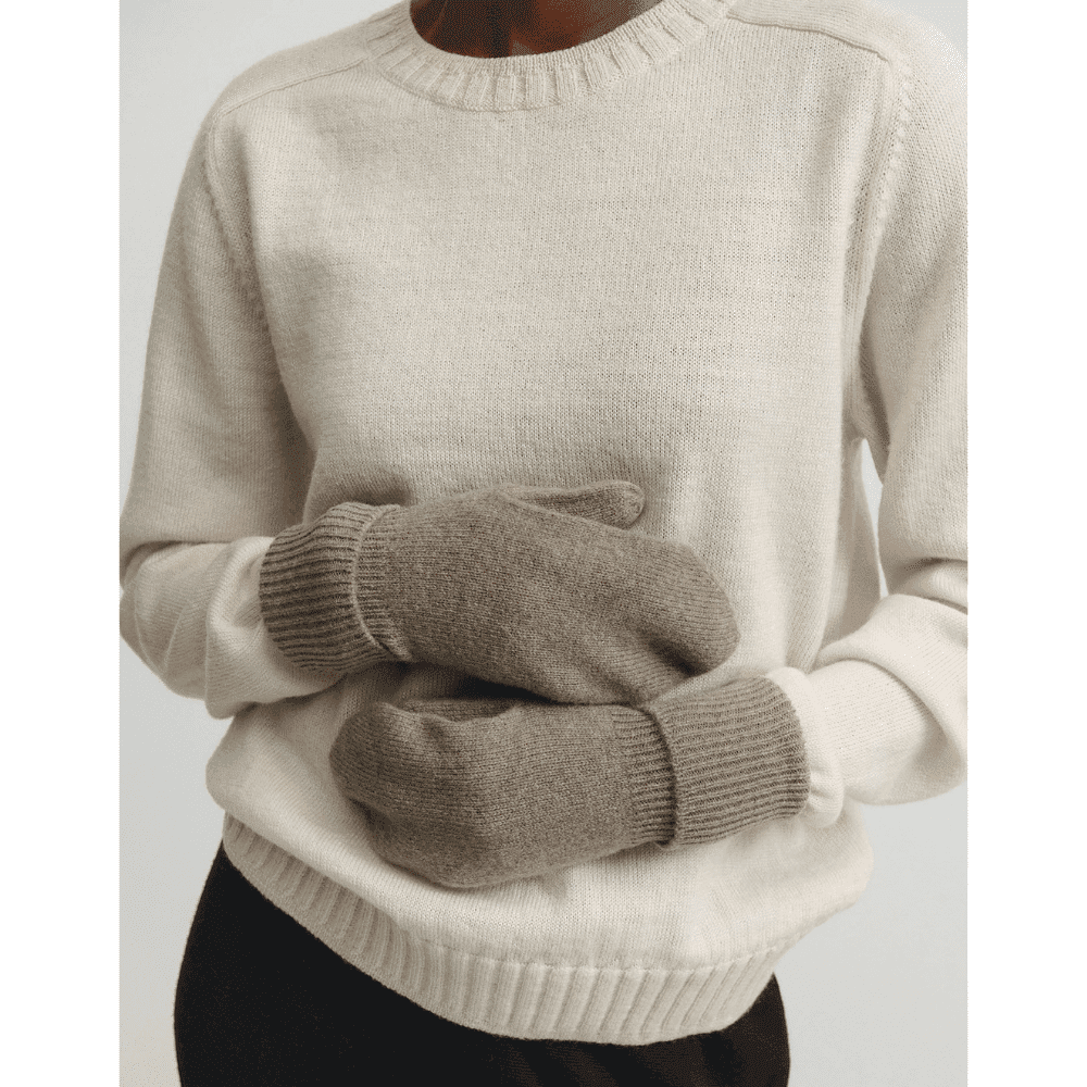 FUB — FUB Woman / Lammeulds Handsker / Hazel melange — alternativt billede