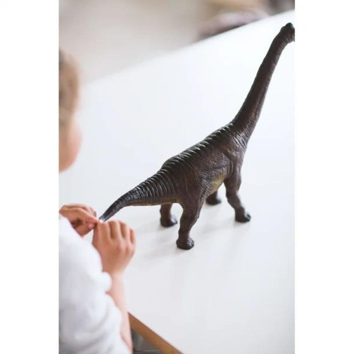 Green Rubber Toys / Bracchiosaurus Dinosaur