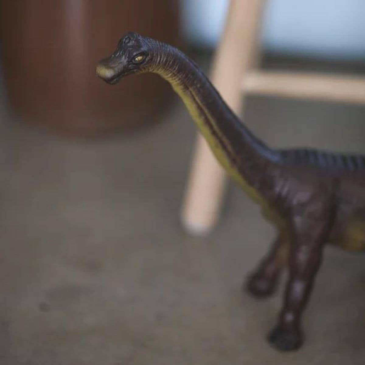 Green Rubber Toys / Bracchiosaurus Dinosaur — billede 3