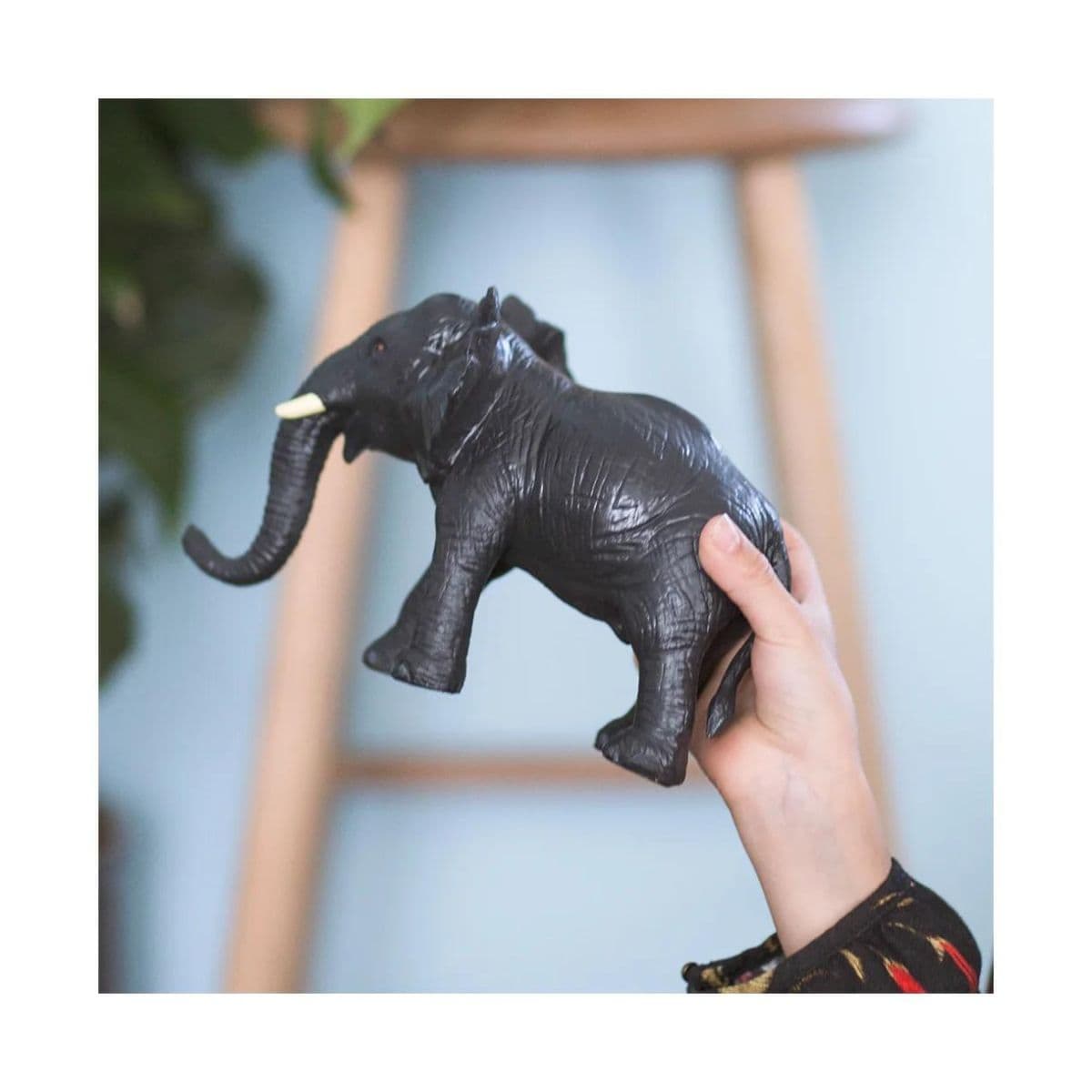 Green Rubber Toys / Elefant