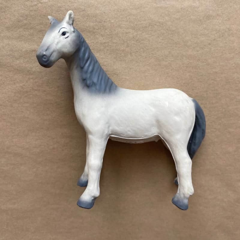 Green Rubber Toys / Bondegårdsdyr / Lille hest
