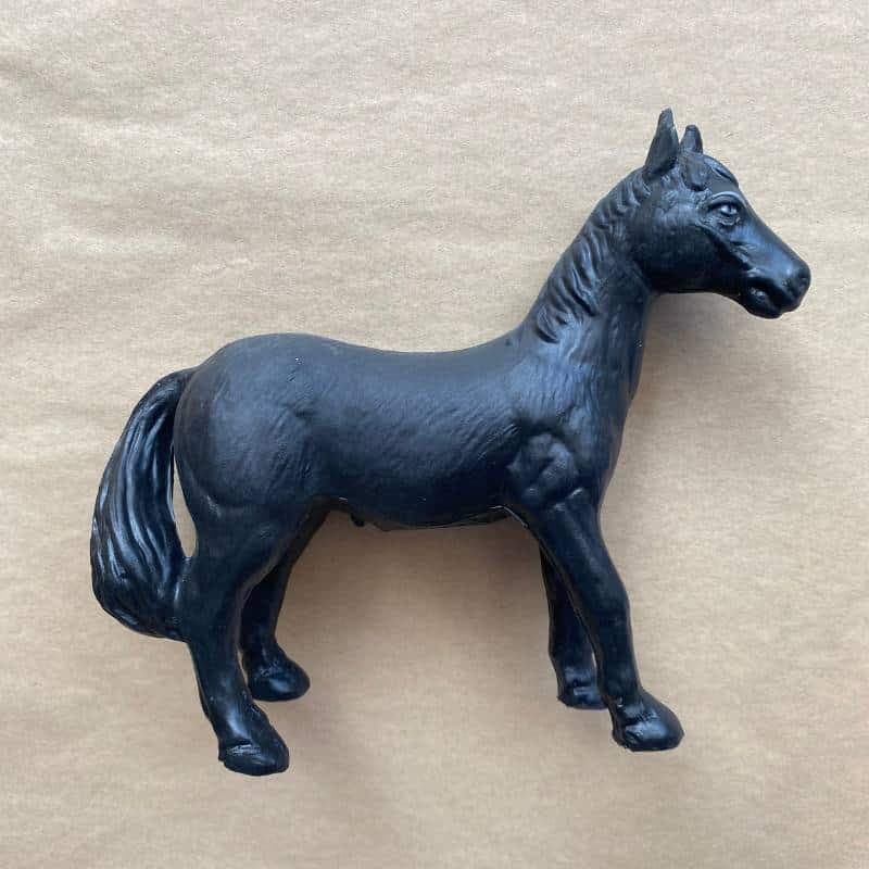 Green Rubber Toys / Bondegårdsdyr / Stor hest — billede 5