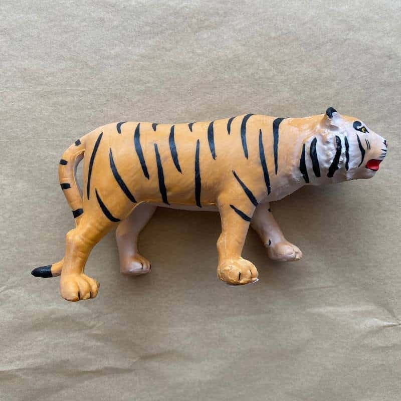 Green Rubber Toys / Jungledyr / Tiger
