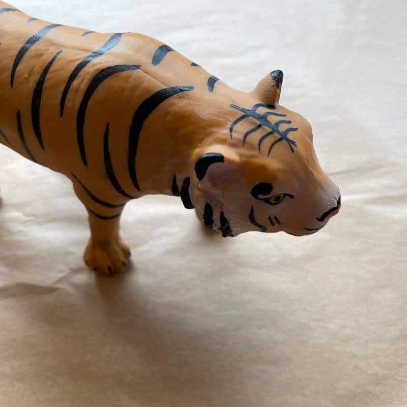 Green Rubber Toys / Jungledyr / Tiger — billede 2