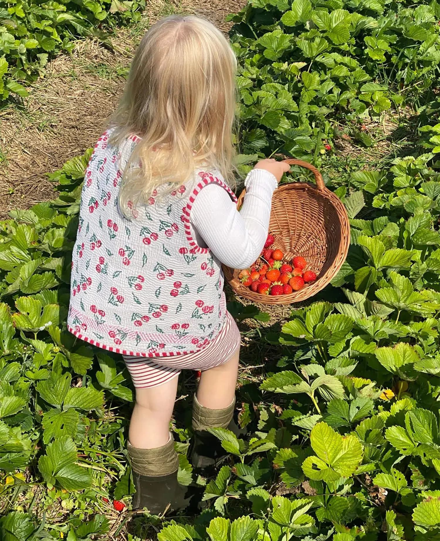 Sissel Edelbo MINI / Gro vest / Vintage Kantha Cherry — billede 4