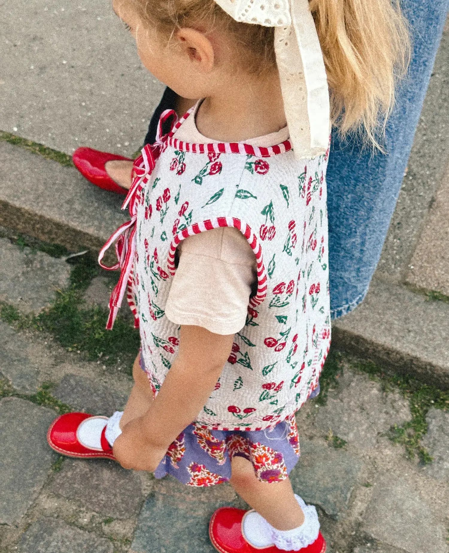 Sissel Edelbo MINI / Gro vest / Vintage Kantha Cherry — billede 2