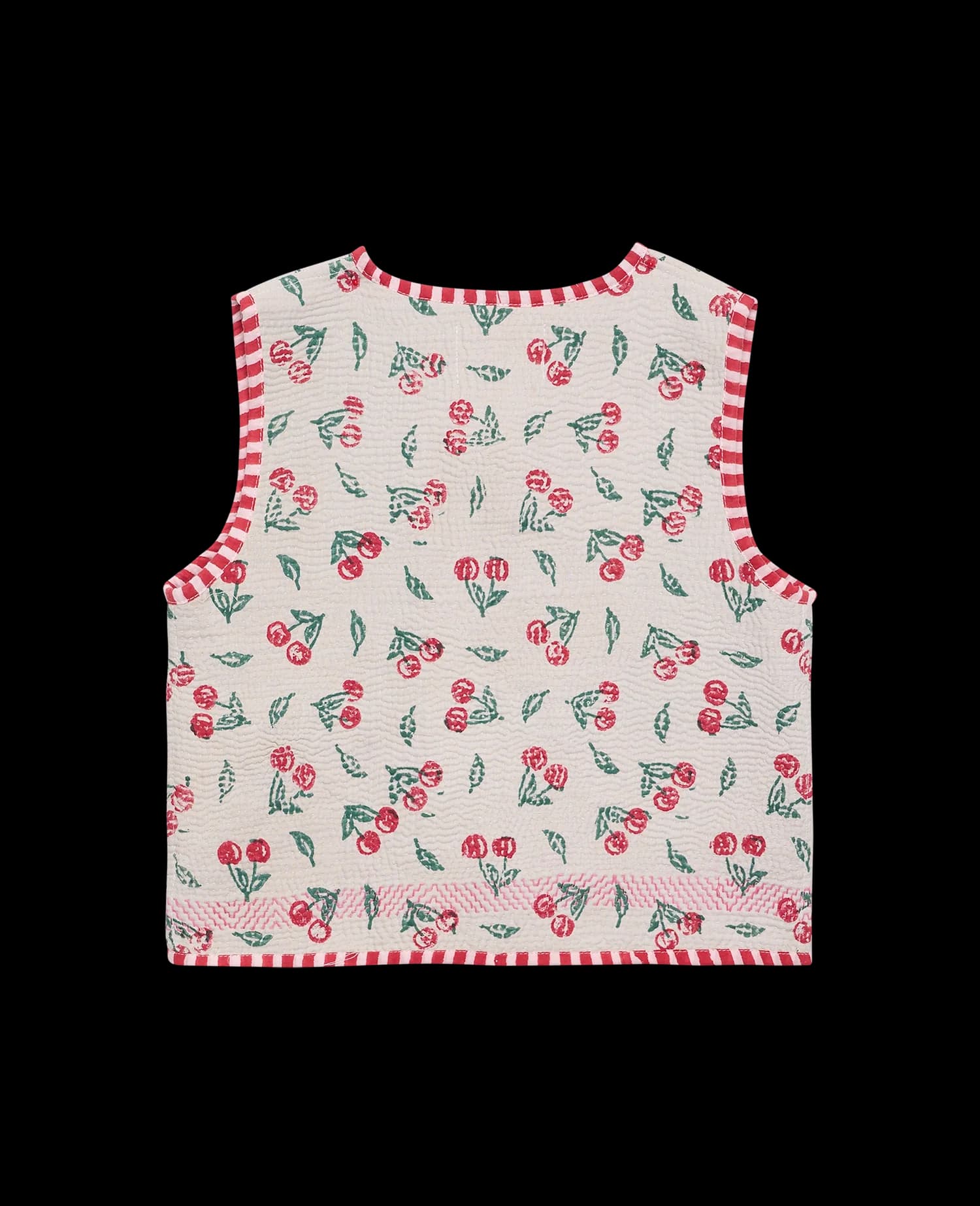 Sissel Edelbo MINI / Gro vest / Vintage Kantha Cherry — billede 6