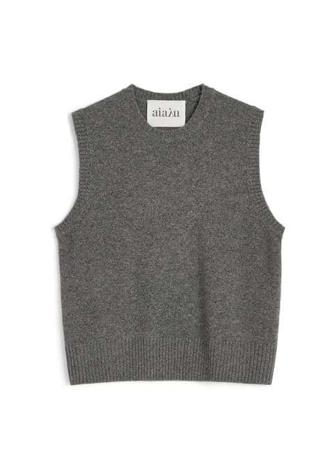 Aiayu / Ingeborg Cashmere vest / Stormy