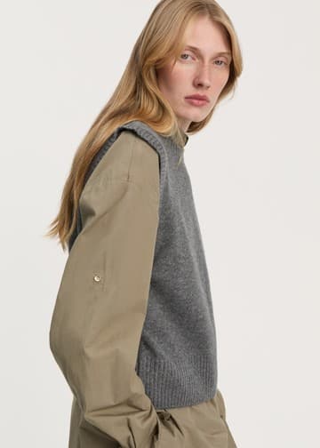 Aiayu / Ingeborg Cashmere vest / Stormy — billede 3