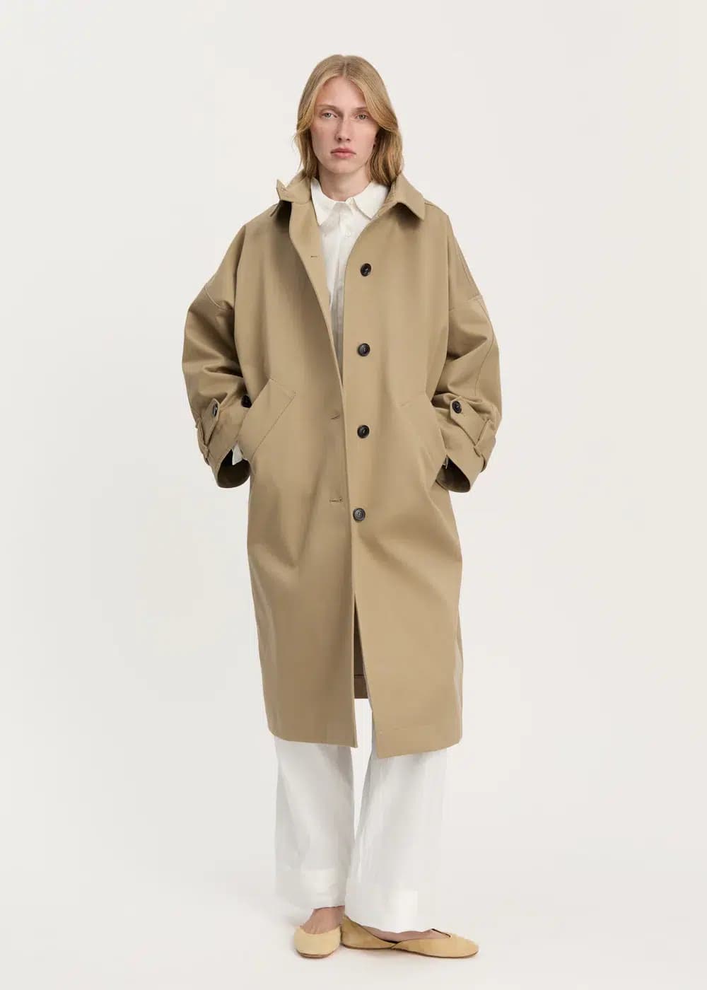 Aiayu / Jo Coat Twill / Classic Khaki — billede 2