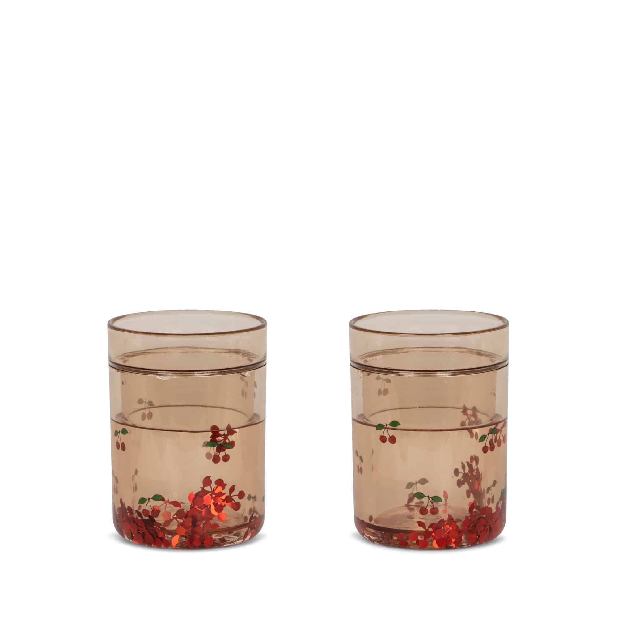 Konges Sløjd / 2 pak glitterkopper / Cherry