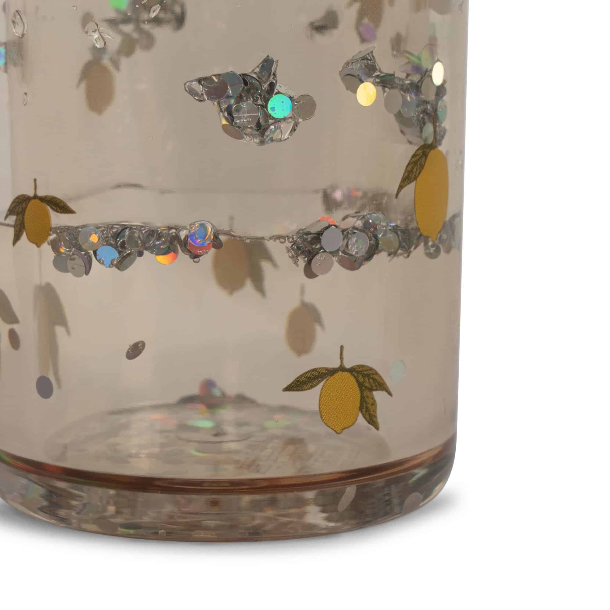 Konges Sløjd / 2 pak glitterkopper / Lemon — billede 2