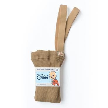 Silly Silas / Strømpebukser med seler - Light Brown