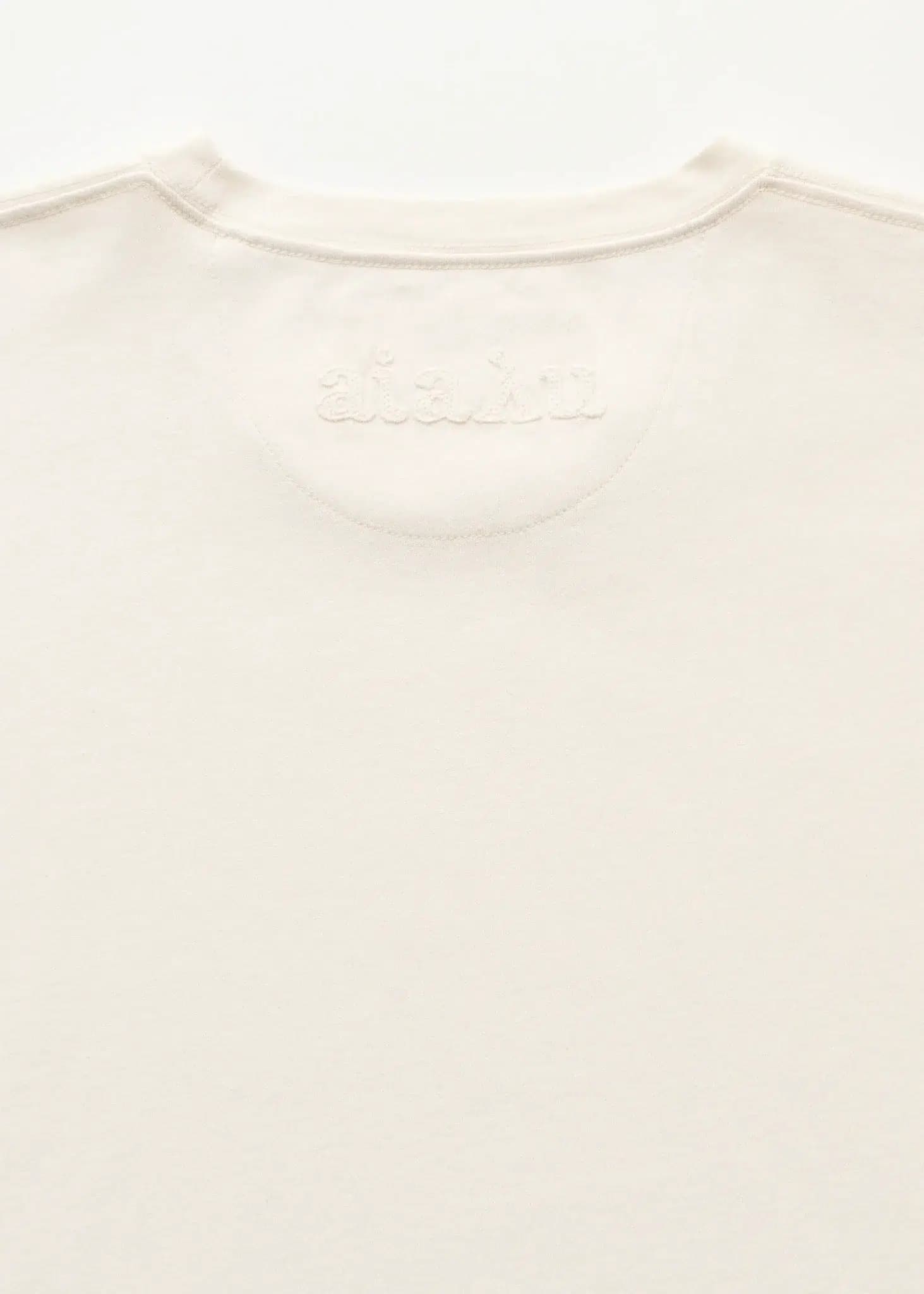 Aiayu / Lui Circular Tee / Pure Ecru — billede 5